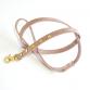 leash f gold cross suede leash