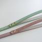leash f gold cross suede leash