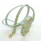 leash f gold cross suede leash