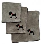 SALE10%OFFcare f dog quick dry towel gray x black