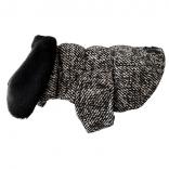 sale40%off wear down coat tweed black