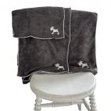 care f dog quick dry towel gray