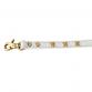 leash f gold cross white