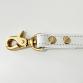 leash f gold cross white